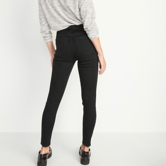 NWT! High-Waisted Wow Super-Skinny Black-Wash Ankle Jeans for Women - 6 LONG - Picture 2 of 9